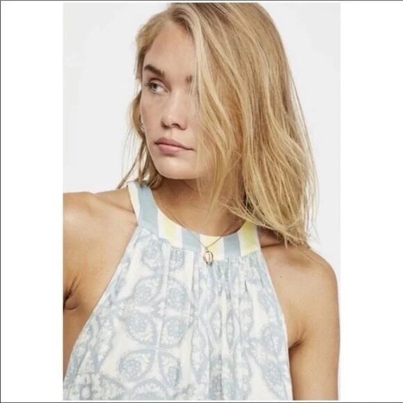 NWT Free People Women's Mimi Tunic Top MEDIUM Oversized High Neck‎ Tank OB944887 - Picture 6 of 16